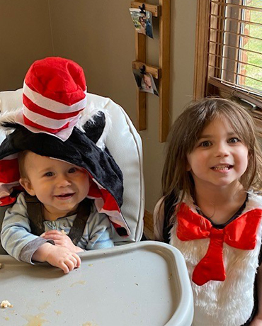 kids in dr suess hats
